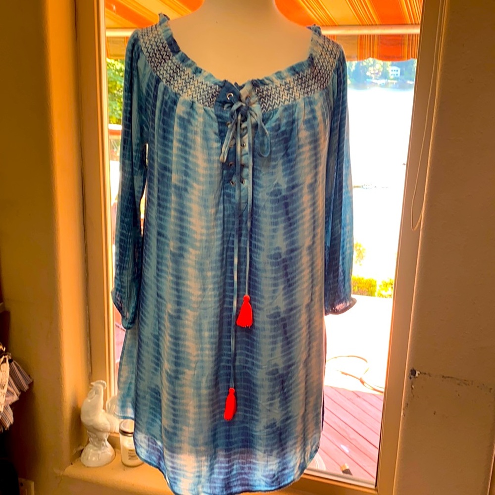 Dizzy Lizzy-Tie Dyed Swimsuit Cover Up